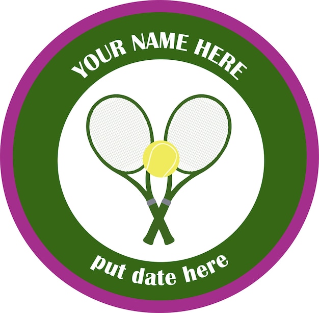 Vetor vetor de elementos do logotipo de tênis