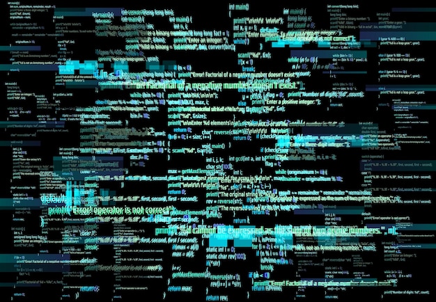 Vetor vetor de erro de software de falha na tela do programador