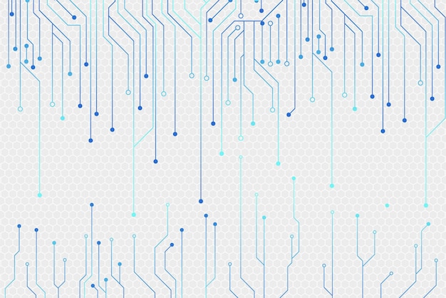 vetor de fundo da tecnologia de placas de circuitos
