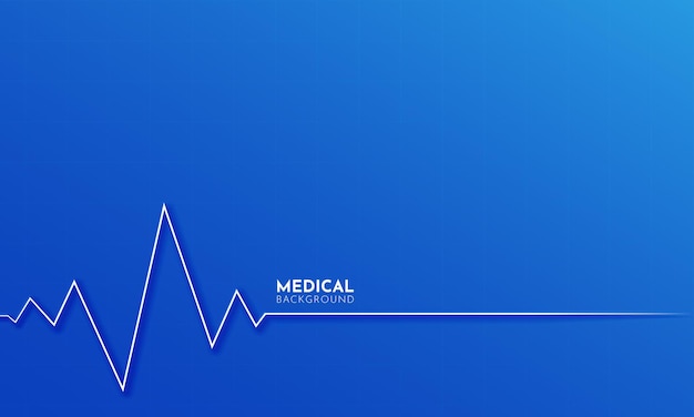 Vetor vetor de fundo de design médico moderno vetor de fundo de design médico azul