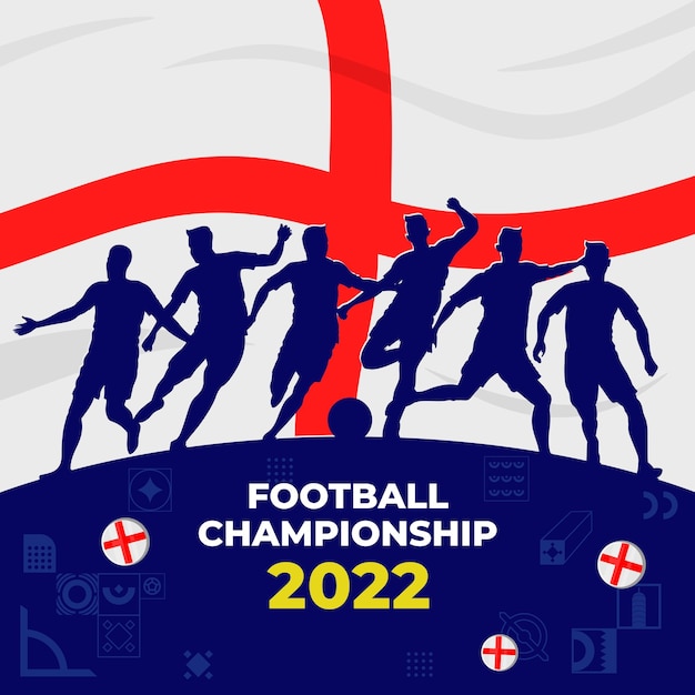 Vetor vetor de fundo de futebol da copa do mundo de 2022