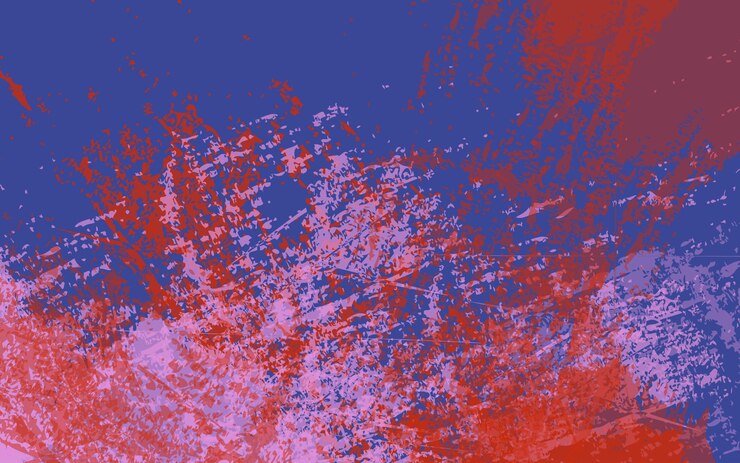 Vetor vetor de fundo multicolorido de pincel de textura grunge abstrata