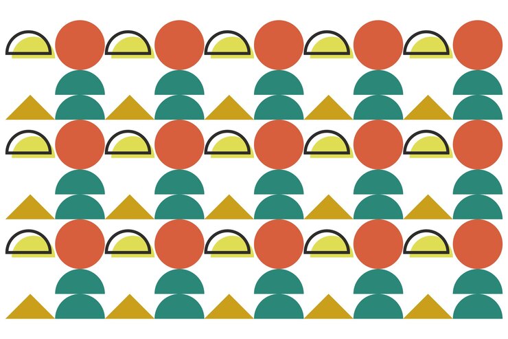 Vetor vetor de fundo padrão de forma criativa