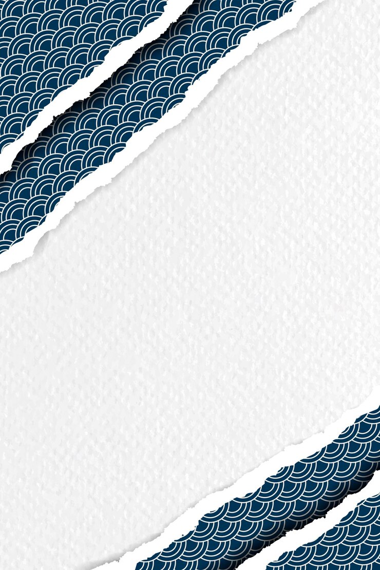 Vetor vetor de fundo padrão sem costura japonês seigaiha azul