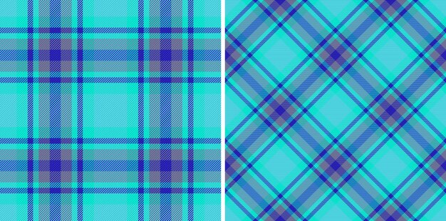 Vetor de fundo têxtil tartan de tecido sem costura verifique o padrão de textura xadrez