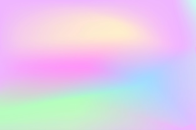 Vetor de gradiente de arco-íris pastel abstrato para design de papel de parede