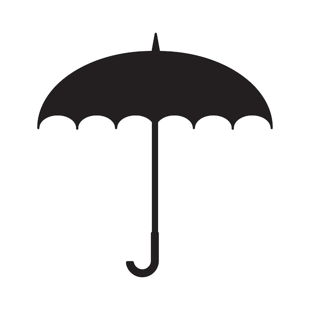 Vetor vetor de ícone de guarda-chuva em design moderno