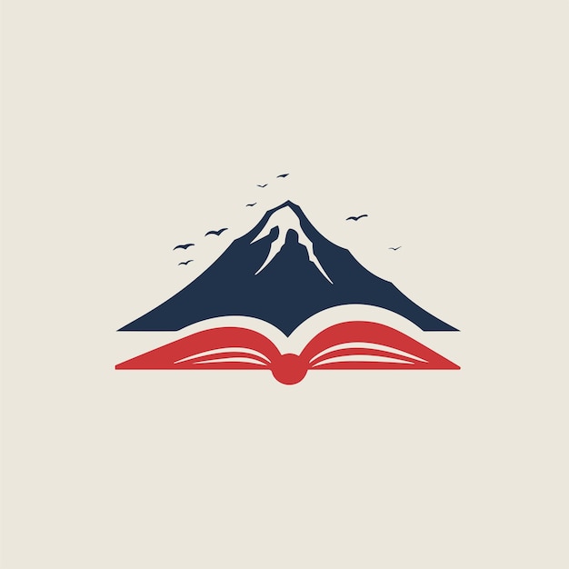 Vetor de ícone de montanha de logotipo fuji