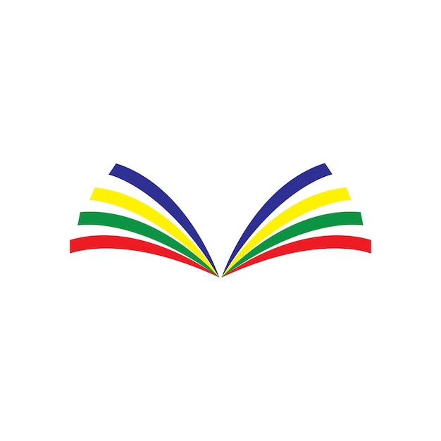 Vetor de ícone do logotipo do livro