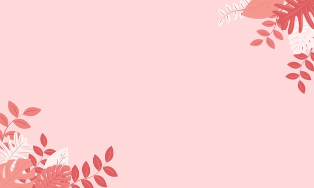 Vetor de ilustração de fundo de folha Pik