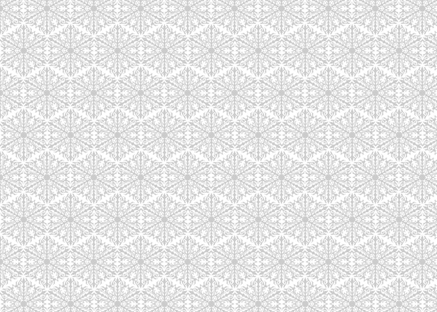 Vetor de imagem de fundo de ornamento floral branco e cinza