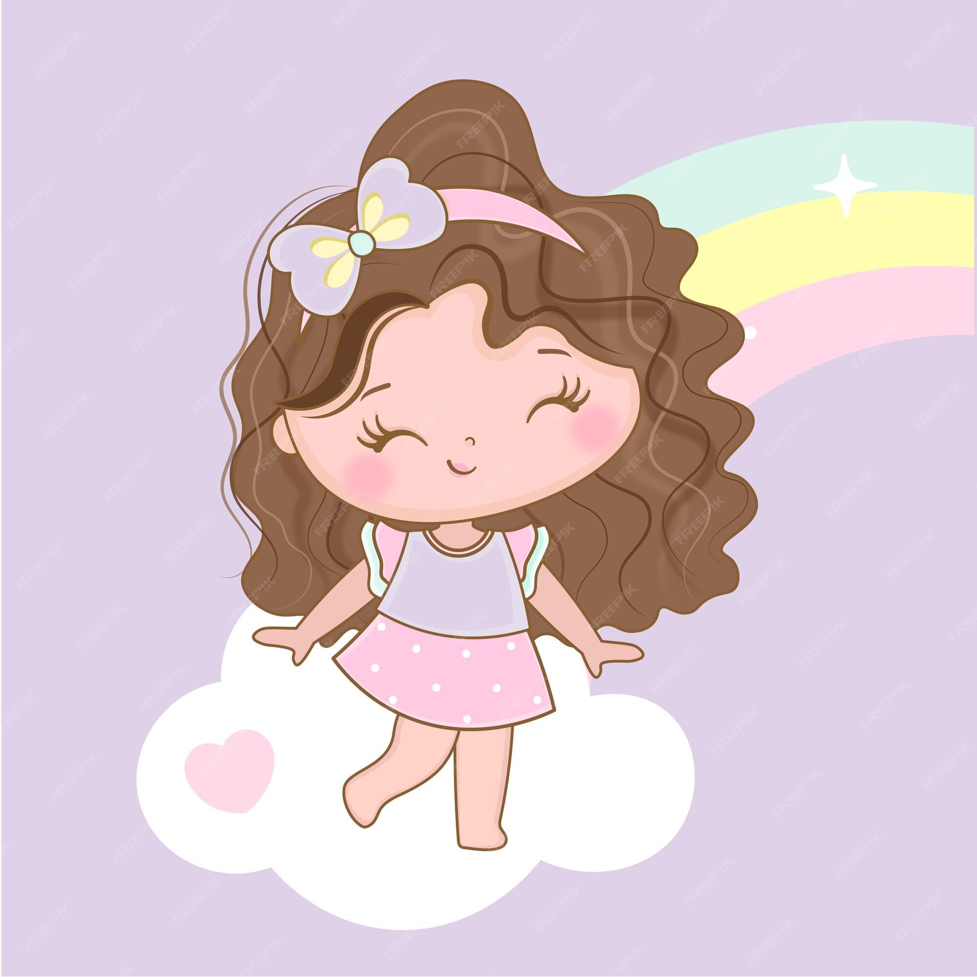 Menina De Cabelo Cacheado Vetor PNG , Clipart De Adesivo, Design De Adesivo  Com Cabelo Encaracolado De Desenho Animado Isolado, Adesivo Imagem PNG e  Vetor Para Download Gratuito