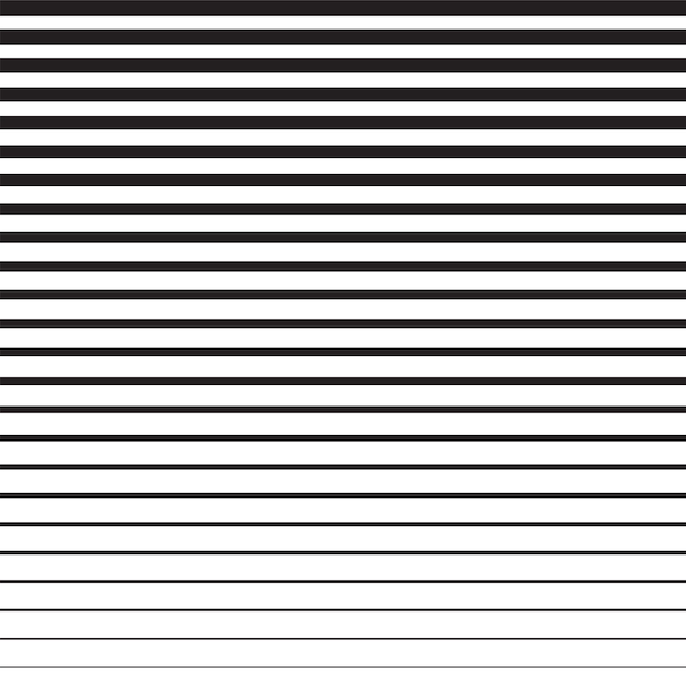 Vetor de linha horizontal em um fundo branco