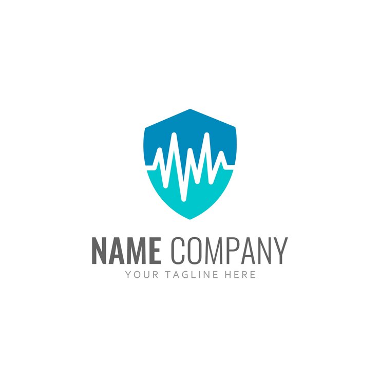Vetor de logotipo de áudio de privacidade
