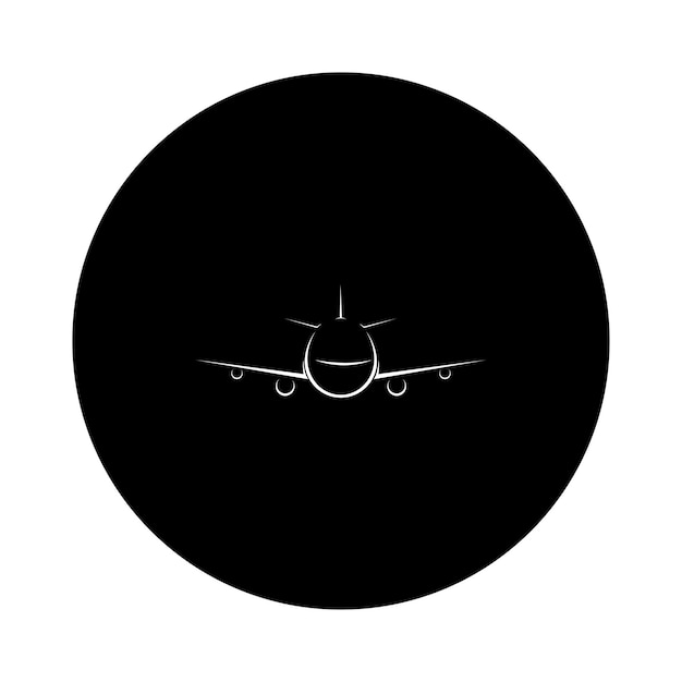 Vetor vetor de logotipo de avião