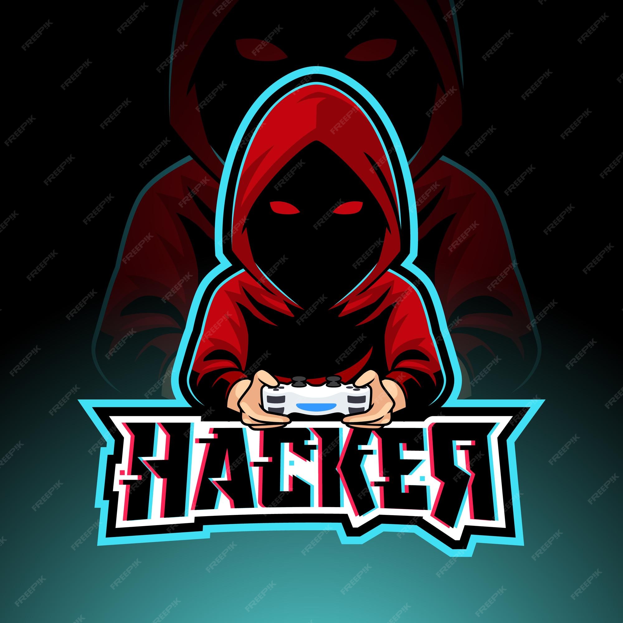 Esport de hacker de jogos para jogadores anônimos