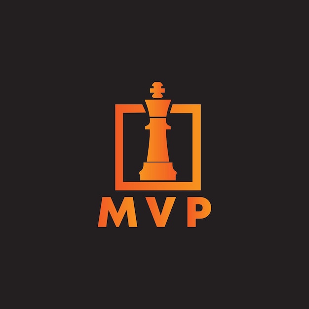 Vetor de logotipo de xadrez