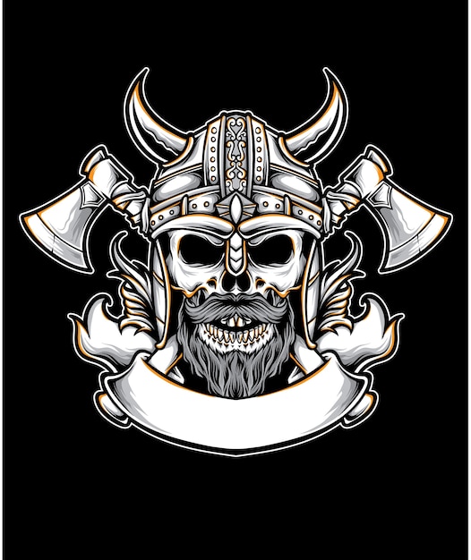 Vetor de logotipo viking