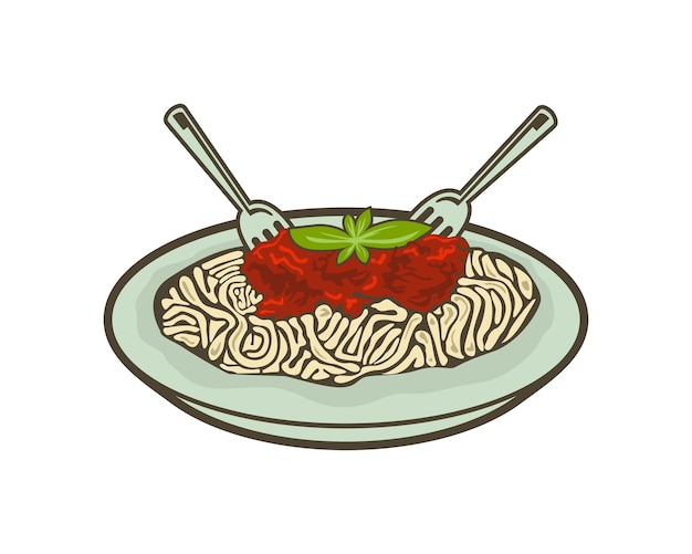 Vetor de macarrão