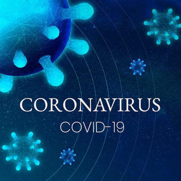 Vetor de modelo de awarenss de covid-19 e corona virus