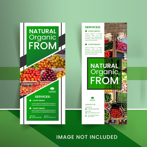 Vetor vetor de modelo de design de banner cumulativo de comida laranja fresca, design de banner cumulativo de alimentos orgânicos naturais.