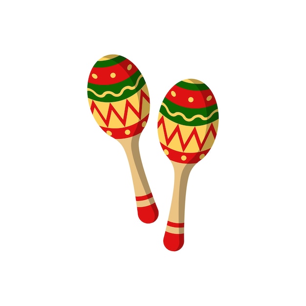 vetor de modelo de design gráfico de maracas