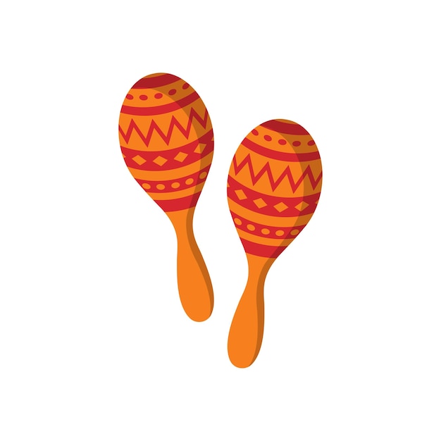 vetor de modelo de design gráfico de maracas