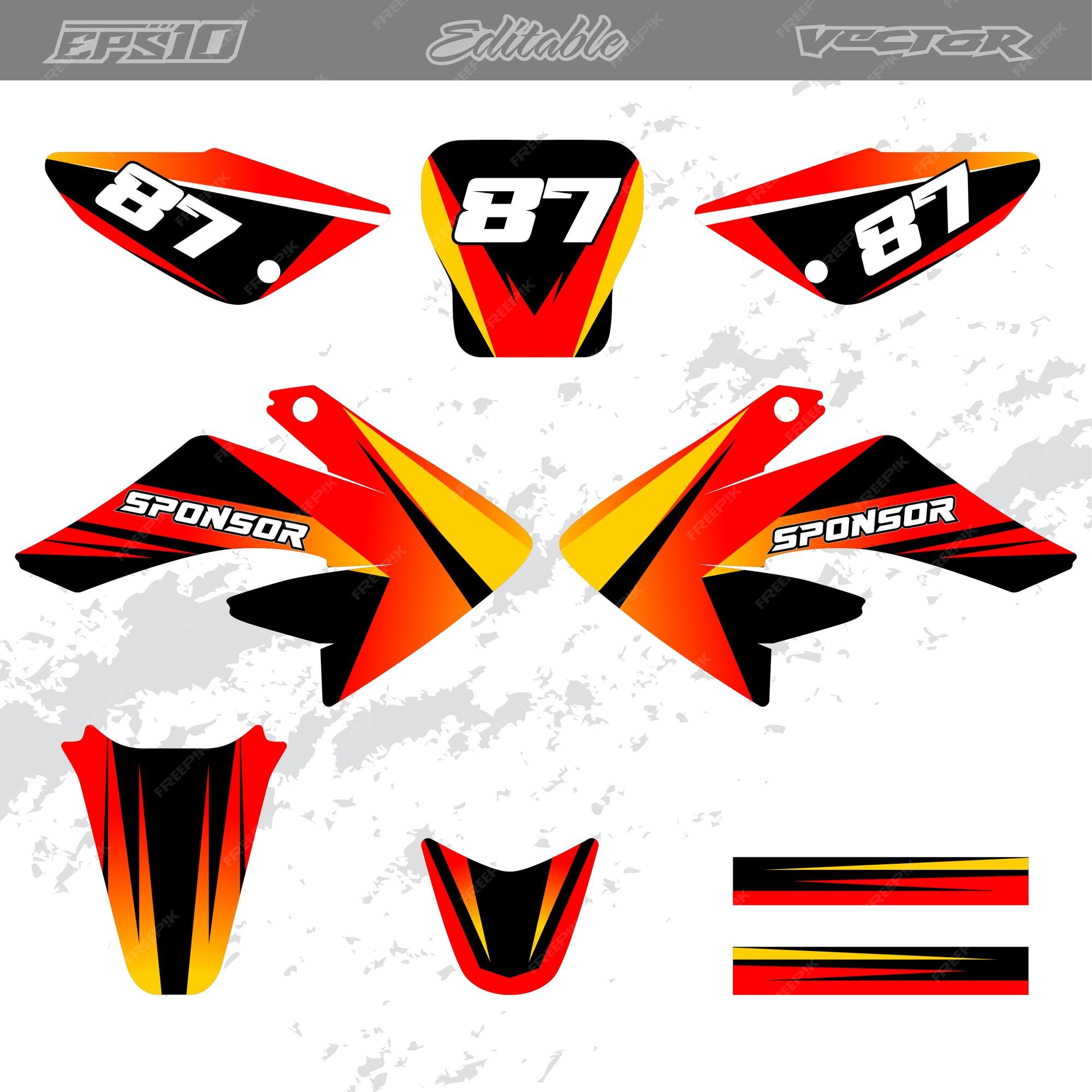 Kit Adesivo Motocross - Loja Agência PSD