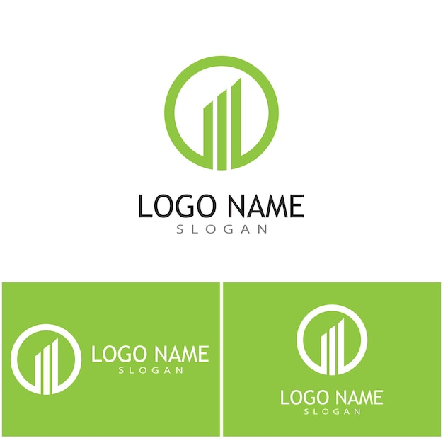 Vetor de modelo de logotipo profissional de finanças empresariais