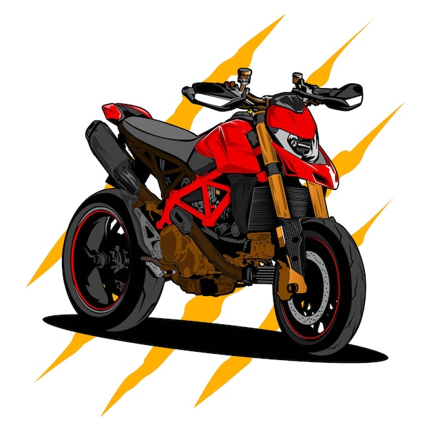 Desenho de motocicleta imagem vetorial de fxm73© 64000085