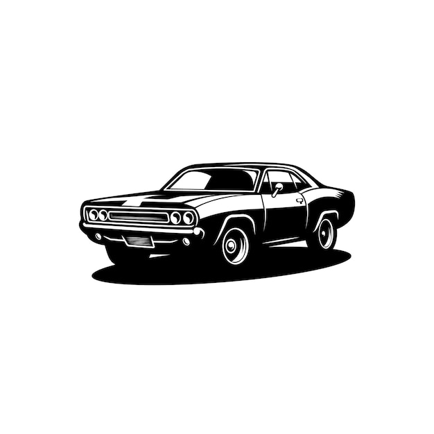 Vetor de muscle car americano