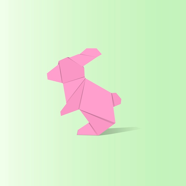 Vetor de origami animal