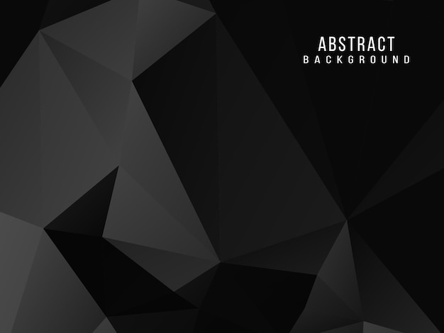 Vetor de padrão de design elegante de fundo abstrato preto geométrico escuro