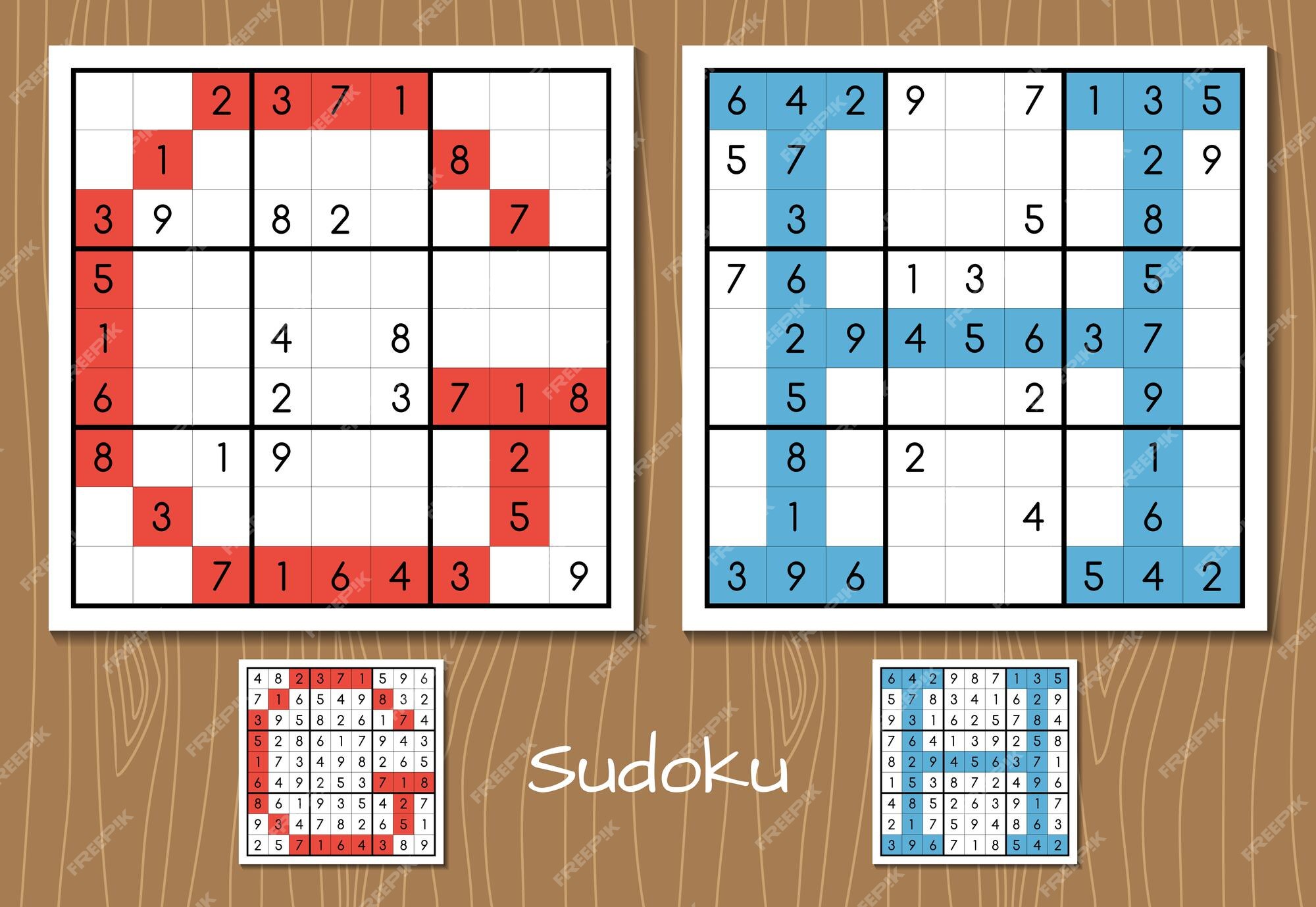 Vetor de jogo sudoku definido com as respostas 8 9 números