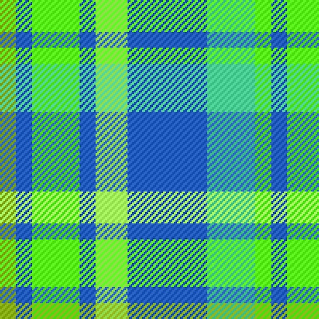 Vetor de tecido de fundo Verificação têxtil sem costura Padrão textura xadrez tartan