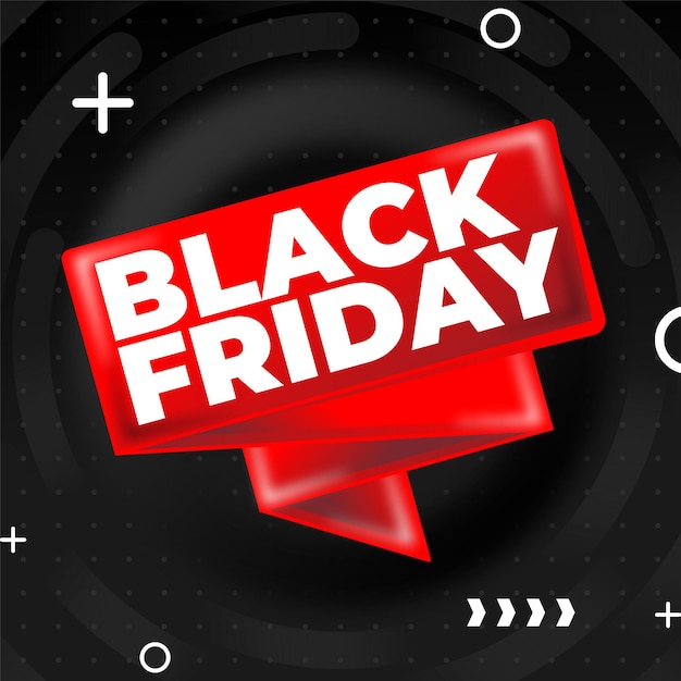 Vetor de texto editável da black friday