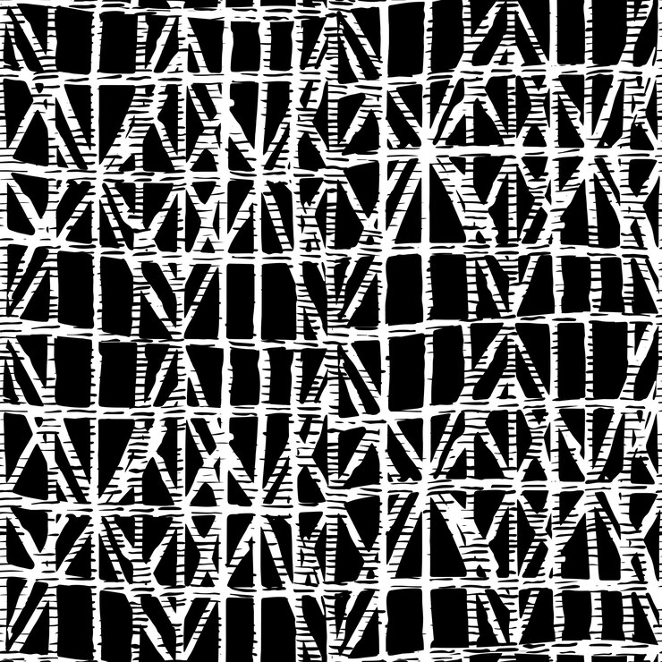 Vetor vetor de textura aquarela sem fim. padrão sem costura tie-dye índigo. azulejos naturais. fundo de algodão do japão. textura vetorial de cama batik. china tingindo fundo de algodão branco à mão. tecido hippie com grade