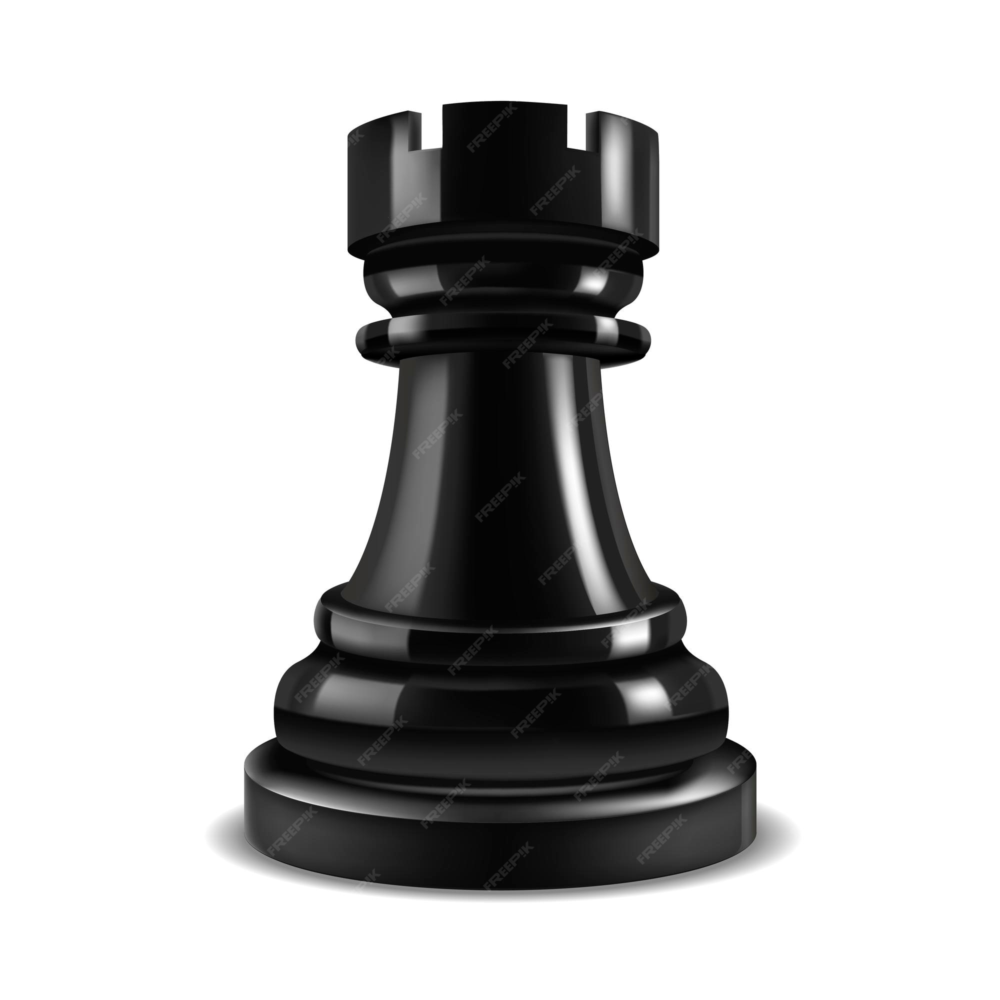 Ilustração Vetorial De Uma Peça De Xadrez De Torre Preto E Branco Vetor PNG  , Xadrez, Preto, Intelectual Imagem PNG e Vetor Para Download Gratuito