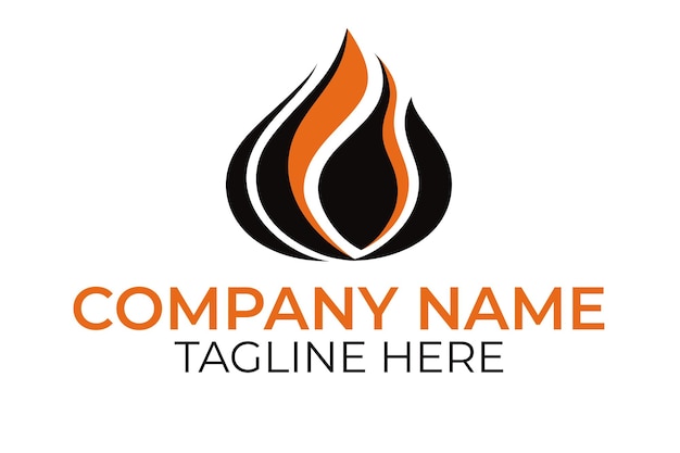 vetor do logotipo da chama