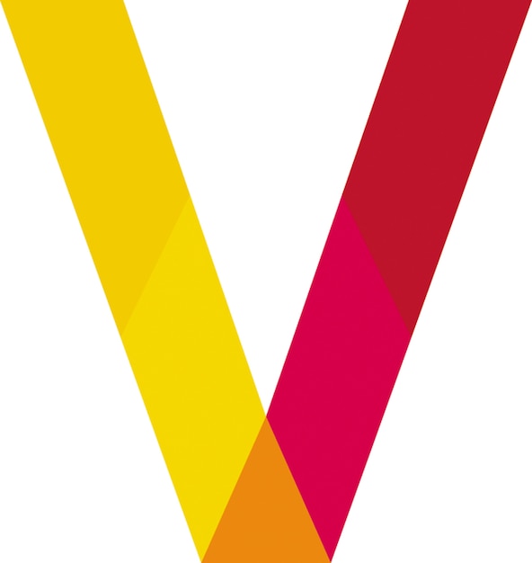 Vetor do logotipo da letra v
