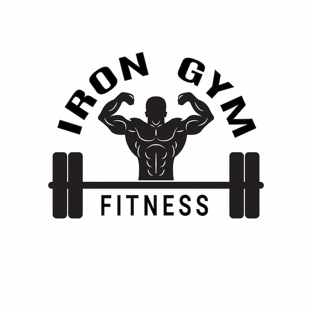 VETOR DO LOGOTIPO IRON GYM FITNESS