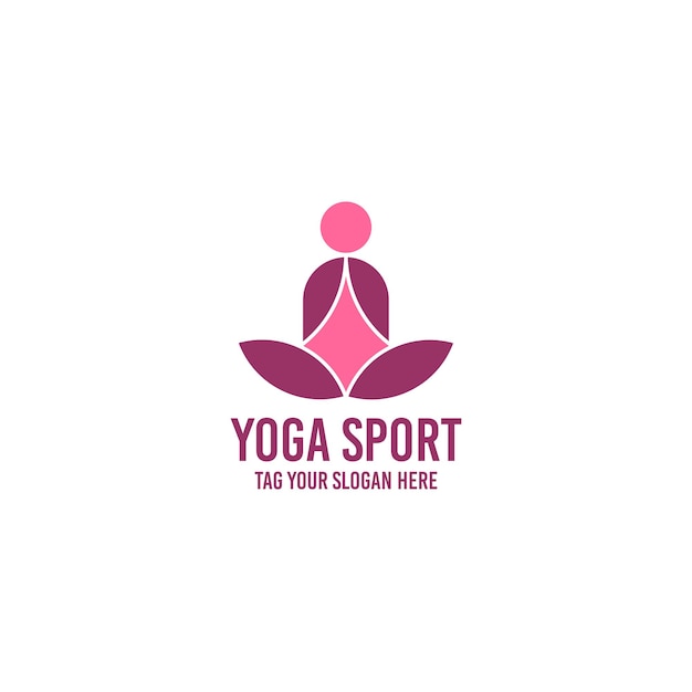 Vetor gráfico logotipo meditação ioga muçulmano