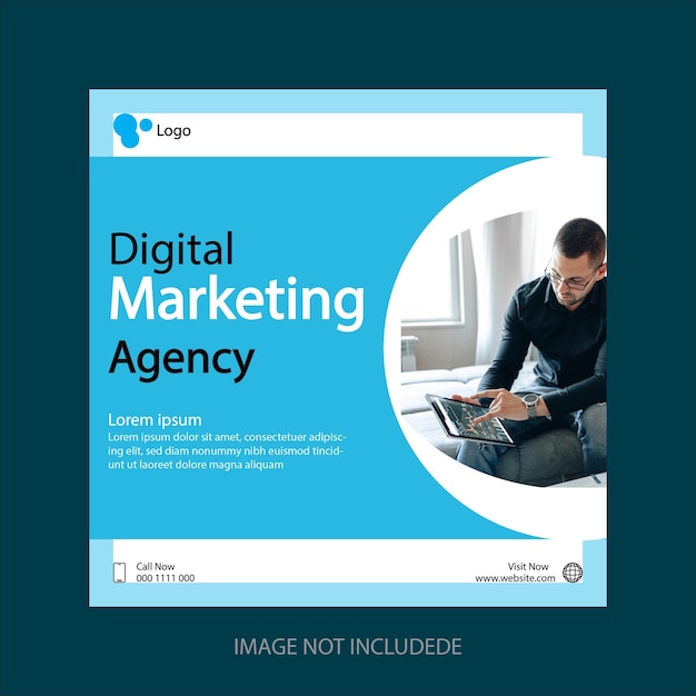 Vetor grátis novo modelo de marketing de negócios do instagram