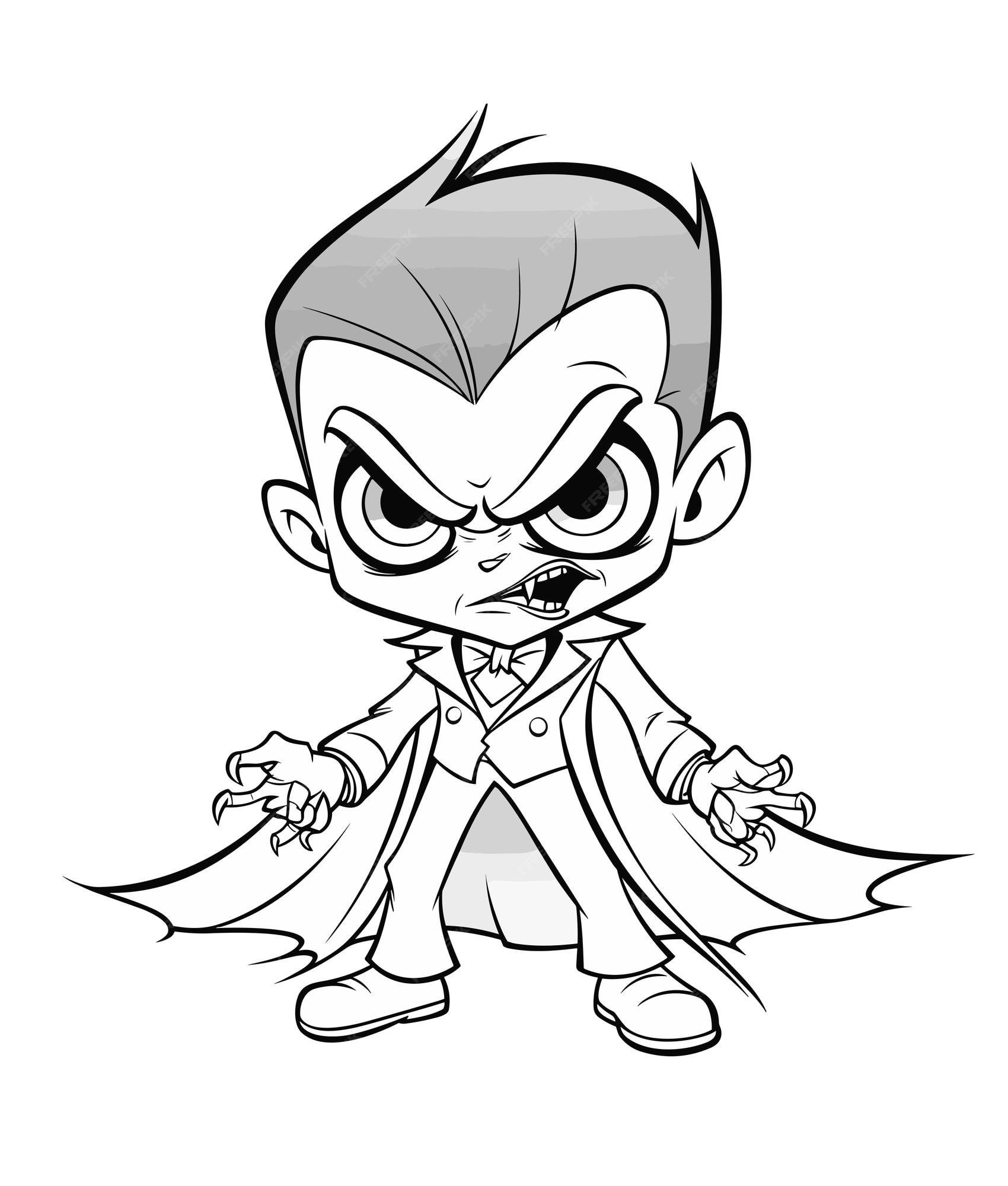 Vampiro Desenho Para Colorir - Ultra Coloring Pages