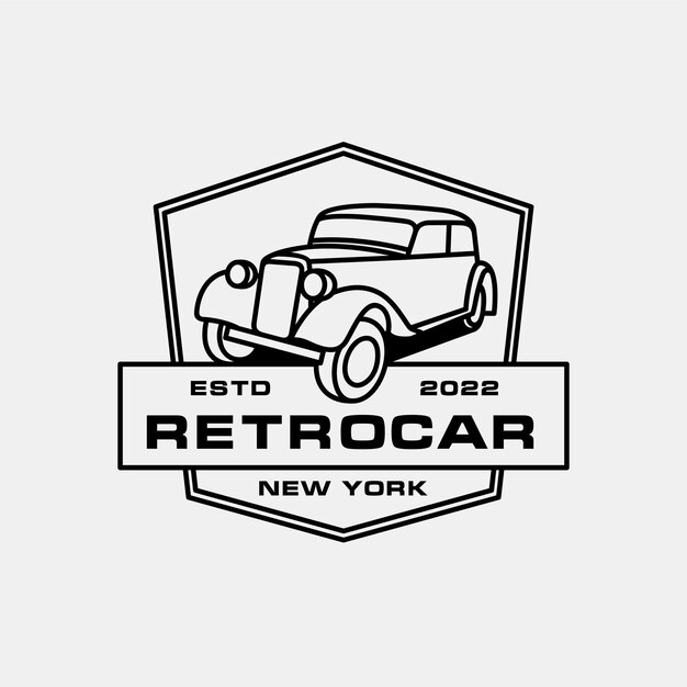 vetor, logotipo, projeto, carro, isolado, vintage, arte, ilustração, etiqueta, venda, retrô, carimbo, preto, g