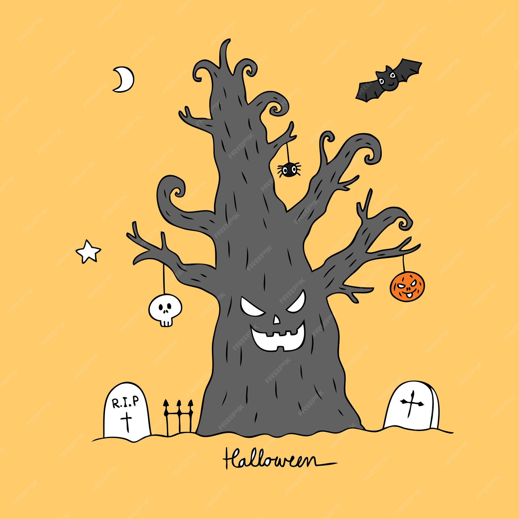 Desenhos Animados do dia das Bruxas, Halloween Tree