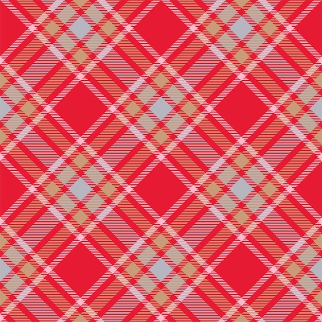 Vetor padrão xadrez sem costura tartan escócia tecido de fundo retrô textura geométrica quadrada de cor de seleção vintage para impressão têxtil papel de embrulho design de papel de parede de cartão de presente