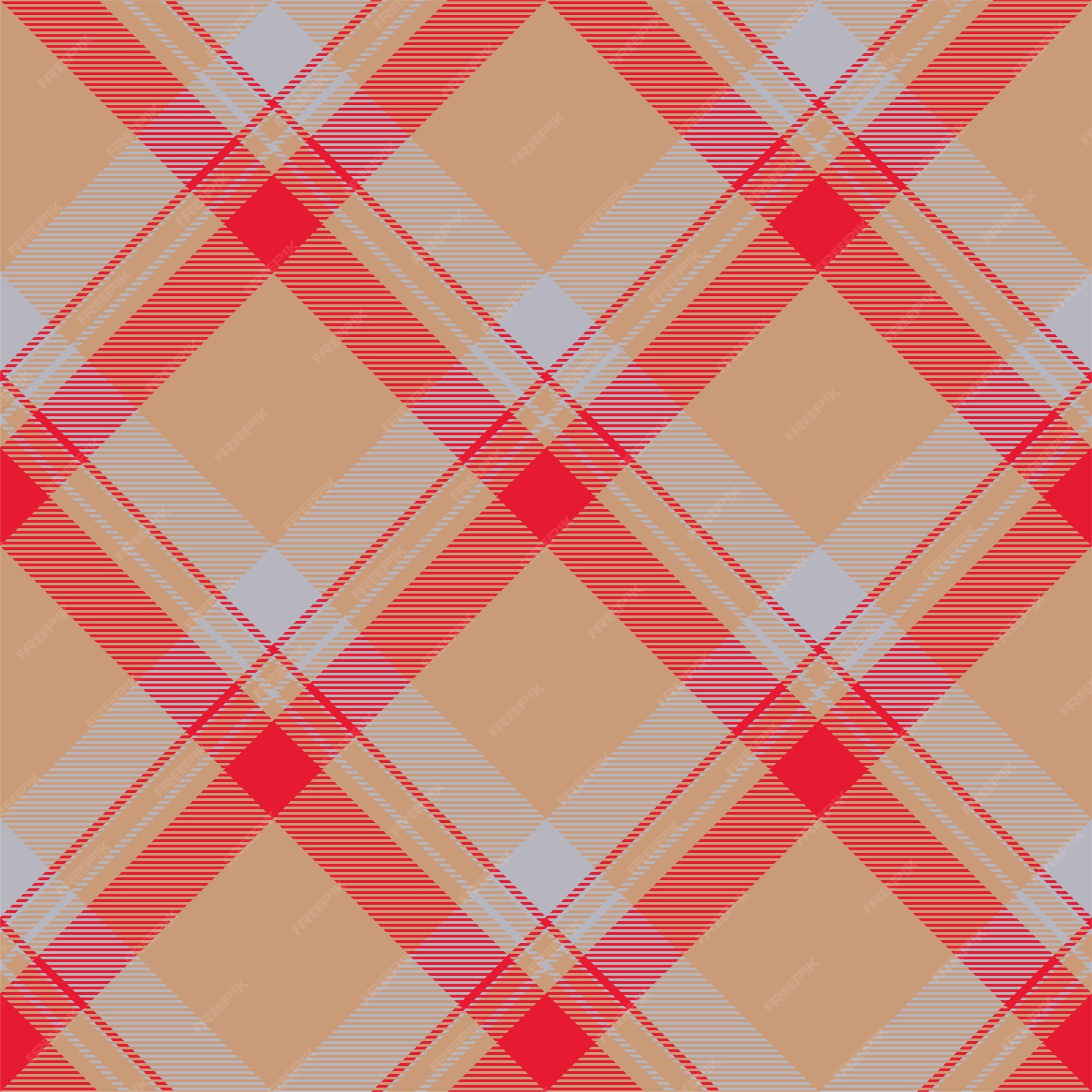 Padrão de xadrez sem costura tartan escócia. tecido de fundo retrô. textura  quadrada geométrica de cor de seleção vintage.