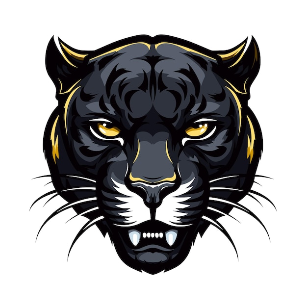 vetor Panther mascote esport jogo logo vetor