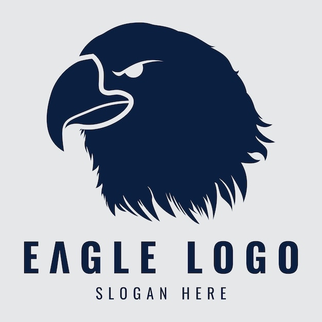 Vetor vetor premium do logotipo da águia